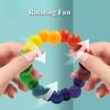 Fidget Spielzeug Lernfarbe Ball 3D Puzzle Montessori Spiel Form Zuordnungsspielzeug für Kinder Training Sensorisch Kinder Erwachsenen Geschenk