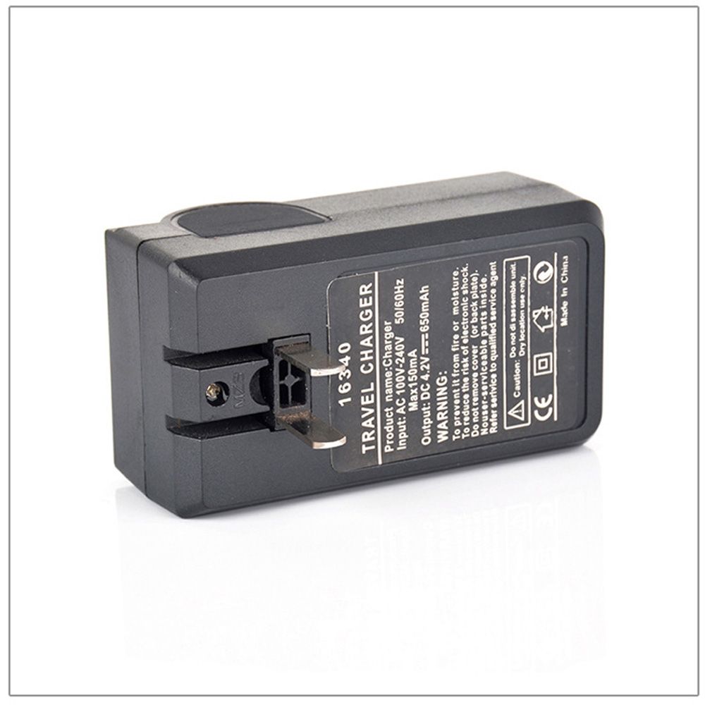 Practical Travel CR123A Li-ion Battery Charger Wall Charger Rechargeable for LED Flashlight