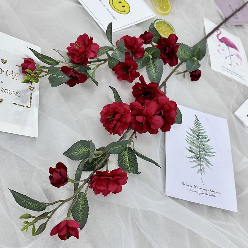 Camellia Flower Artificial Wedding Display Home Decoration Photography Props