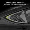 ABS Rear Car Window Shutter Cover for Tesla Model Y 2025-2025 3 Highland Louver Side Vent Trim Triangle Modified Accessories