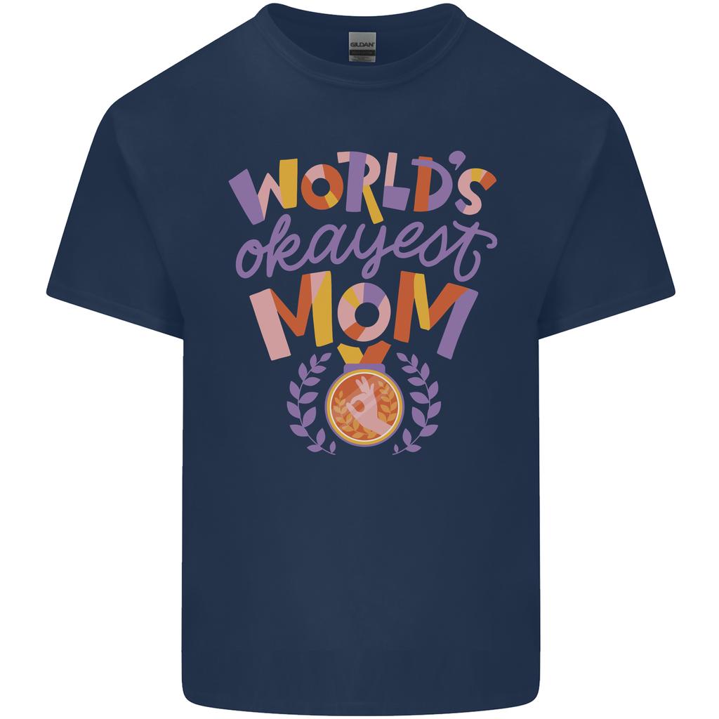 Worlds Okayest Mom Mothers Day Mummy Unisexs Light Cotton TShirt