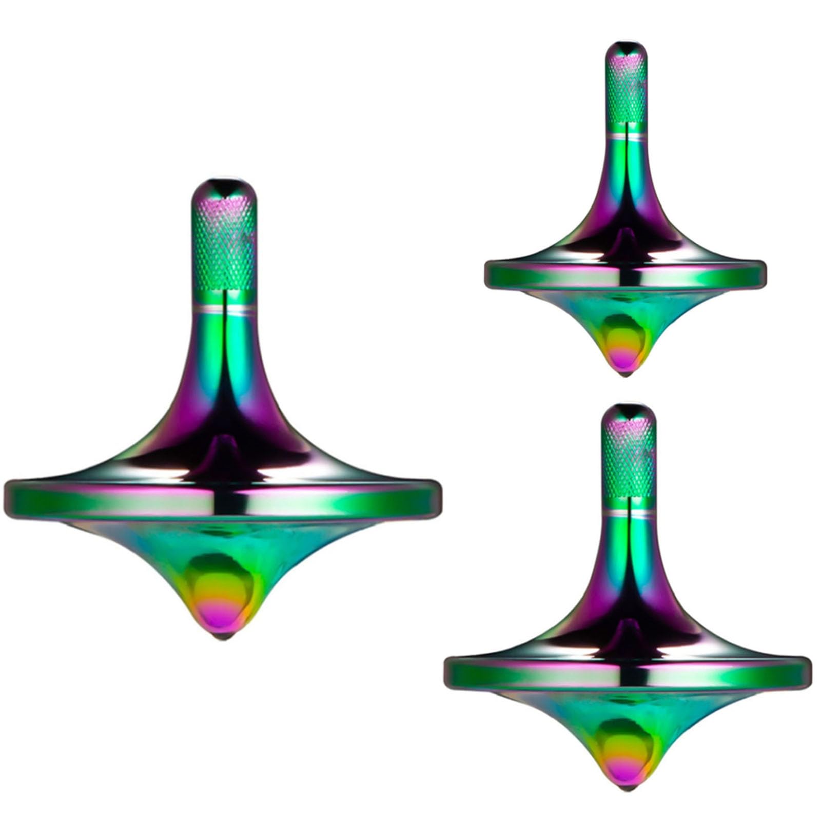 

Loqatidis Прецизионный Металлический Спиннинг Вращается Плавно Долго Идеально Снимает Стресс и EDC Металлический Декомпрессионный Настольный Гироскоп Игрушка Волчок, Время,