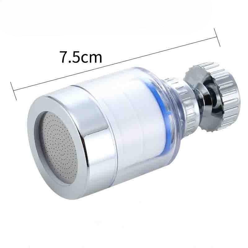 Splash-proof Faucet, Pressure-increasing, 360-degree Rotating Filter, Universal Kitchen Faucet Foaming Device, Extended Water-saving Device