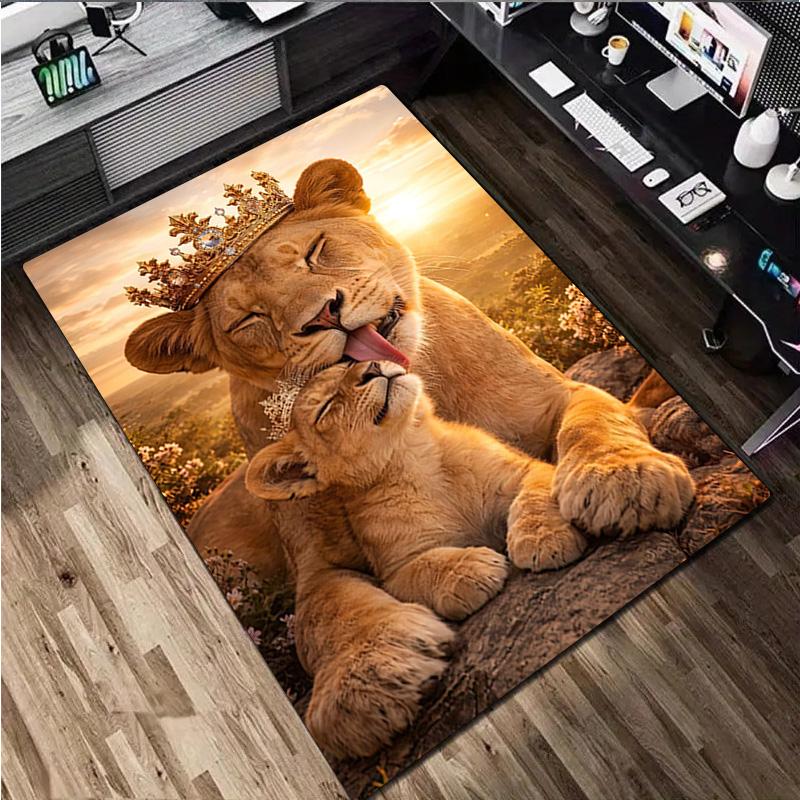 Animal Rug - Home Carpet Office Decorative Carpet For Living Room Bedroom Door Mat Floor Rug Computer Chair Area Rug