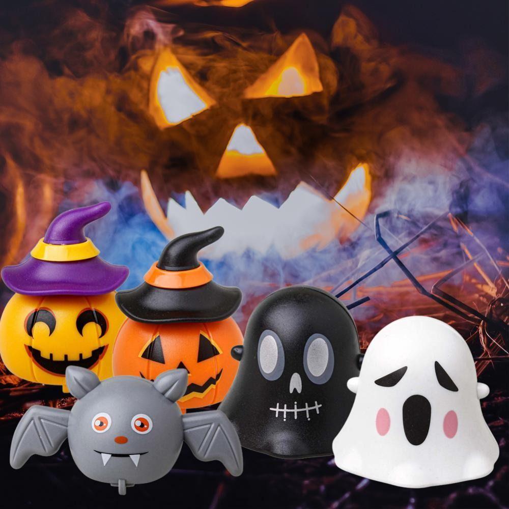 Cute Pumpkin Car Toy ABS Halloween Pull Back Toy Car Ghost Inertia Toy  Children/Kids/Toddlers