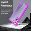 Custodia per Telefono Lussuosa Trasparente Antiurto Resistente per Samsung Galaxy S25 S24 S23 S22 S21 Ultra Plus S24FE S23FE Copertura a Doppio Strato