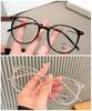 Ultra Light TR90 Square Anti Blue Light Glasses for Women Men Korean Version Trendy Anti Radiation Eyeglasses