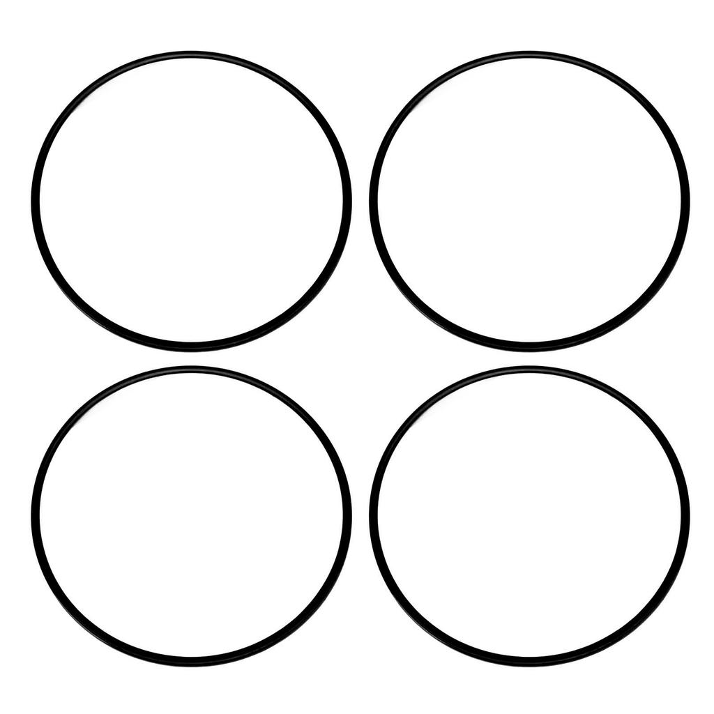 4Pcs 16 Inch Wheel Rim Protector Ring Anti Scratch Self Adhesive Wheel Rim Guard Trim Ring for Flat Rim Edge Car Black