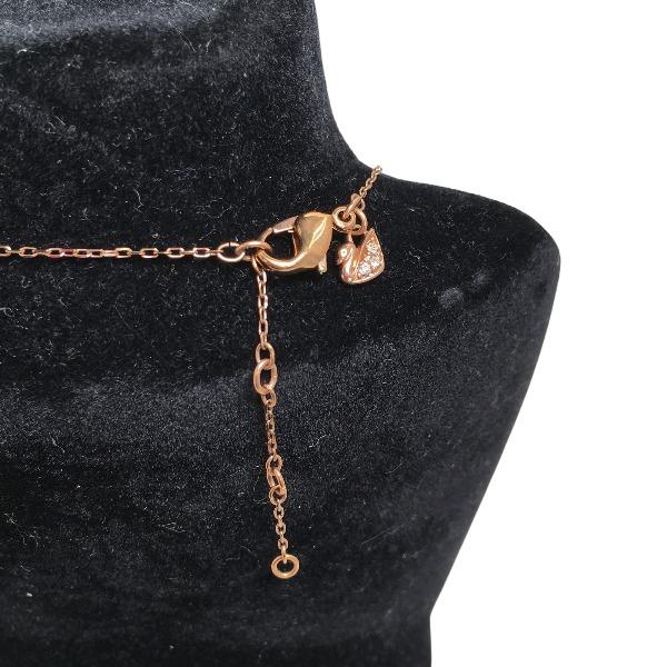 Swarovski Necklace  Gold Unisex Used