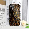 Creative Black Golden Scale Texture Printed Phone Case for iPhone 17 16 12 11 14 13 15 Pro Max Mini XS MAX XR 7 Plus Soft Cover