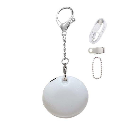 Keychain Pendant Cat Paw Cloud Heart Design Purse Light Ultra-Thin Touch Sensor Light Rechargeable LED Lamp