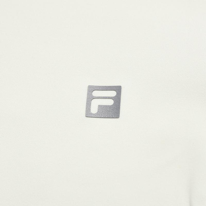 FILA Fitness Series Simple Sports Casual Training Comfortable Knitted Slim Fit Long Sleeve T-Shirt Women tops White A11W611205FIV