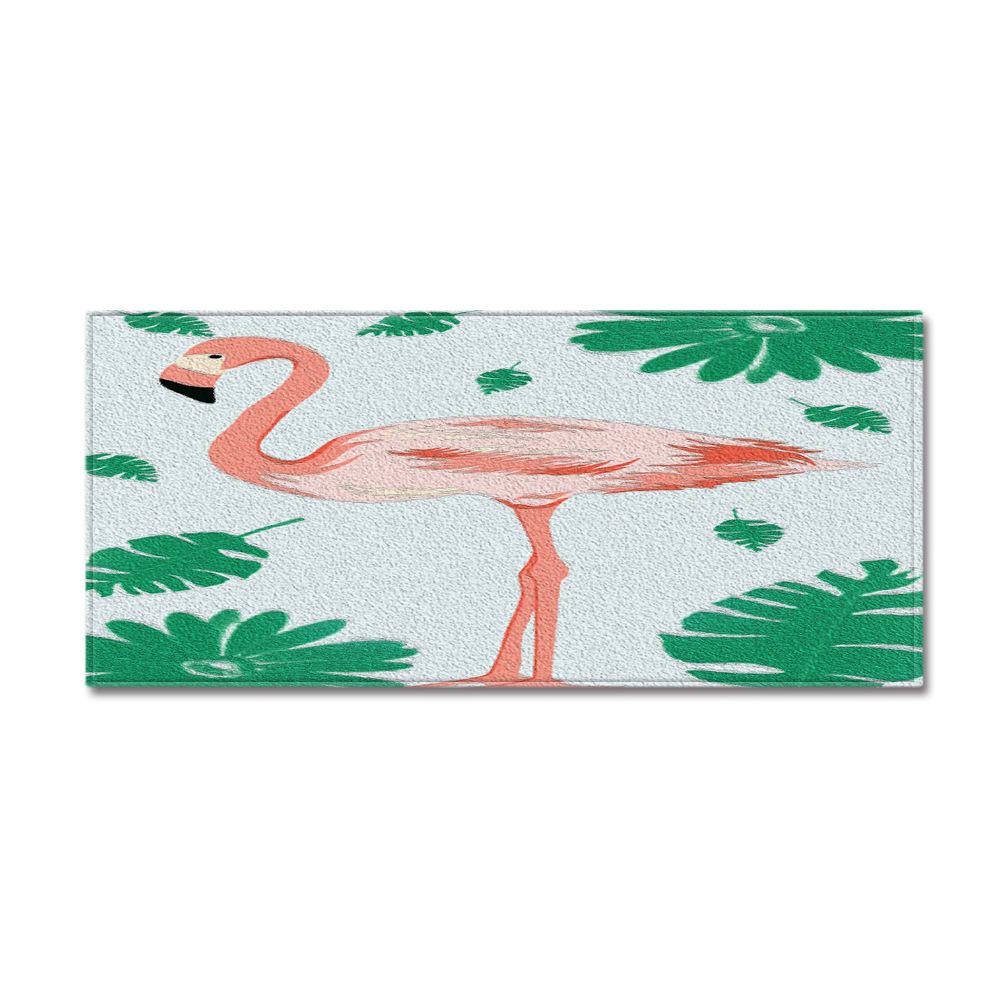Kitchen Long Flamingo Floor Mat Doormat Carpet Floor Mat