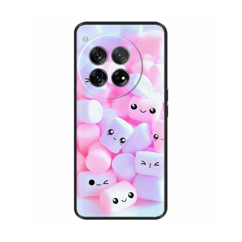 Para OnePlus 12 Funda de Teléfono Negra de TPU Suave Para One plus 12R Carcasa En Oneplus12 5G 1+12 Protector Parachoques Silicona Funda Suave Fundas