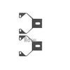 Black "Fog Light Mount Fit for Royal Enfield Scram & Himalayan 411"