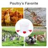 8Pcs Hanging Poultry Drinker Plastic Chicken Water Feeder Practical Bird Water Cups  Bird Coop