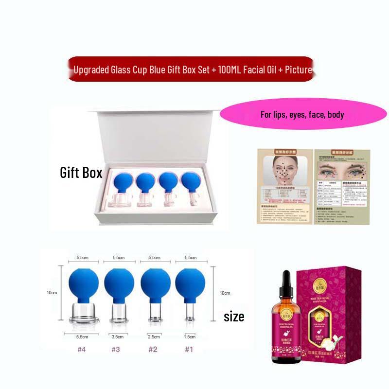 Facial Gua Sha Cupping Massage Device - Convenient PVC Sphere Vacuum Beauty Cup