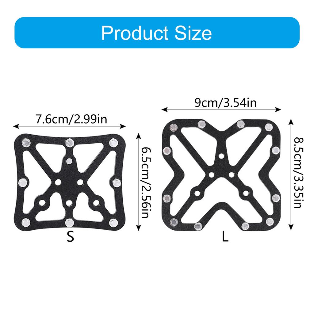 Bicycles Clipless Pedal 1 Pair Pedal Platform Adapter Aluminum Alloy Bike Pedal Adapter Platform Adapters Cleats Pedal