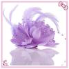 Feathers Flower Hair Accessories Wedding Party Floral Mesh Veil Headband Hairpin