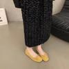 Women's Flat Shoes French Style Shallow Mouth Single Shoes Low-top Walking Flats Soft Sole Comfortable Ballet Flats Womens Shoes