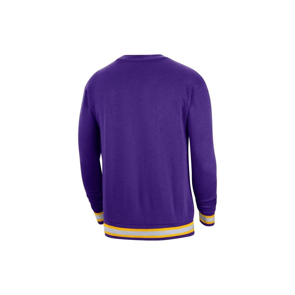 Nike Nba Los Angeles Lakers Courtside Fleece Loose Fit Sweatshirt DN4707-504