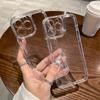 Shockproof Transparent Acrylic Case For Iphone 12 13 11 Pro Max X Xs Xr Clear Crystal Tpu Bumper Cover For Iphone Cases