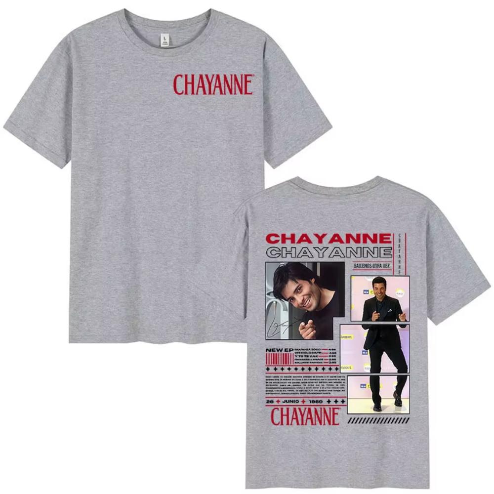

Rapper Chayanne Album Graphic T Shirt Men s Hip Hop Fashion Short Sleeve T-Shirts Cotton T-shirt Streetwear 3XL