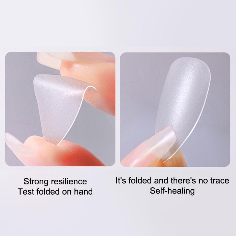 100Pcs Press On Nail Tips Full Cover Ultra-Thin False Nails Patches Gel Nails Extension System Clear Fake Nails Art Accessories