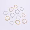 Five-Pointed Star Embossed Twist Ring - DIY Jewelry Accessory