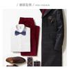 Black Men'S Bow Tie Groom Best Man Mc Host Dress Suit Burgundy Trendy Bow Tie Blue