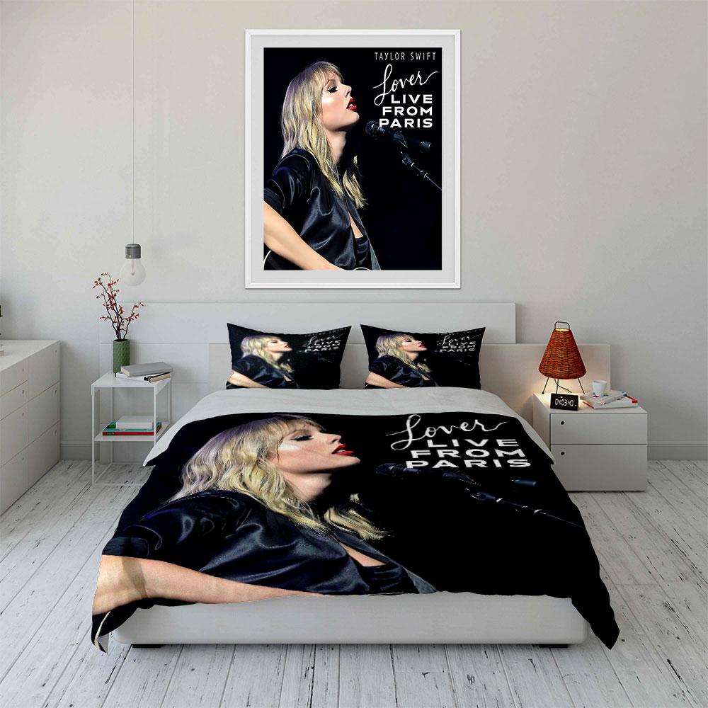 Blonde Singer Live Performance Bedding Duvet Cover Set Duvet Cover Pillowcases  (1*Duvet Cover 2*Pillowcases, without duvet insert)