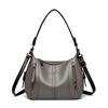 Genuine Brand Top Quality PU Leather Bags for Women Designer Top-Handle Bags Ladies Casual Tote Shoulder Crossbody Bag 2 Layers