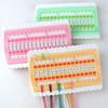 30-Slot Cross Stitch Thread Organizer - Pastel Color Floss Bobbin Winder for Embroidery Storage