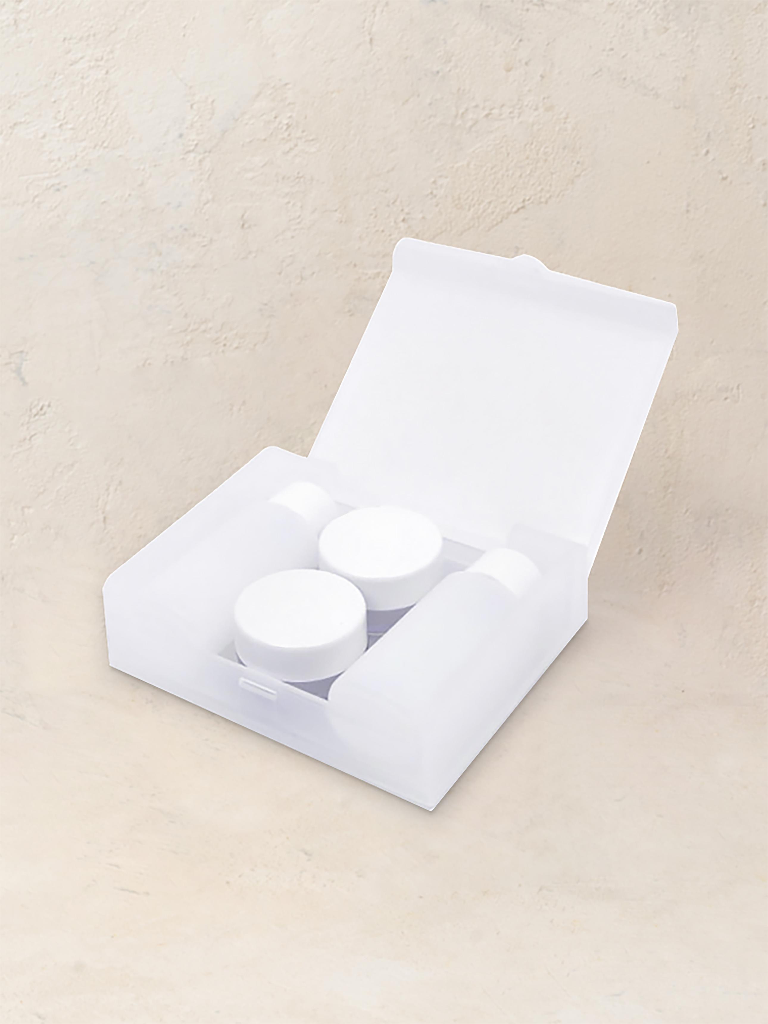 4 Pcs Mini Travel Toiletry Bottle Set 1ea