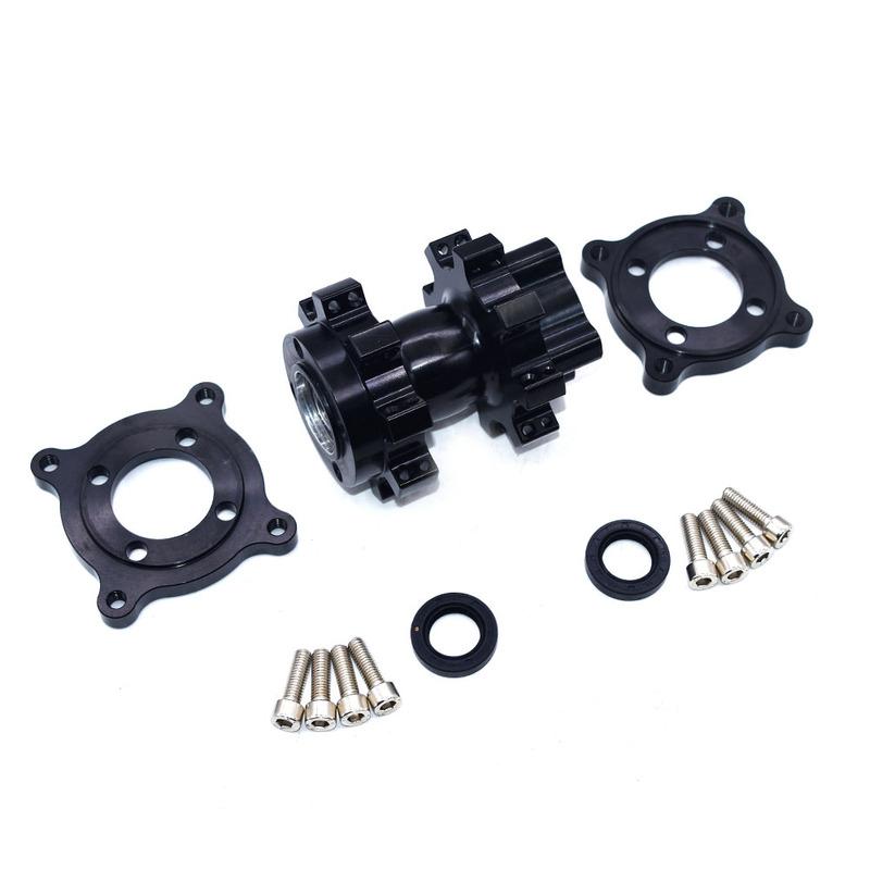 Rear CNC Aluminum Rim Hub 15MM Wheel Axle Hole Rear Rims Hubs For 10 12 14 17 Inch Dirt Pit Bike Motocross Wheel Tyre