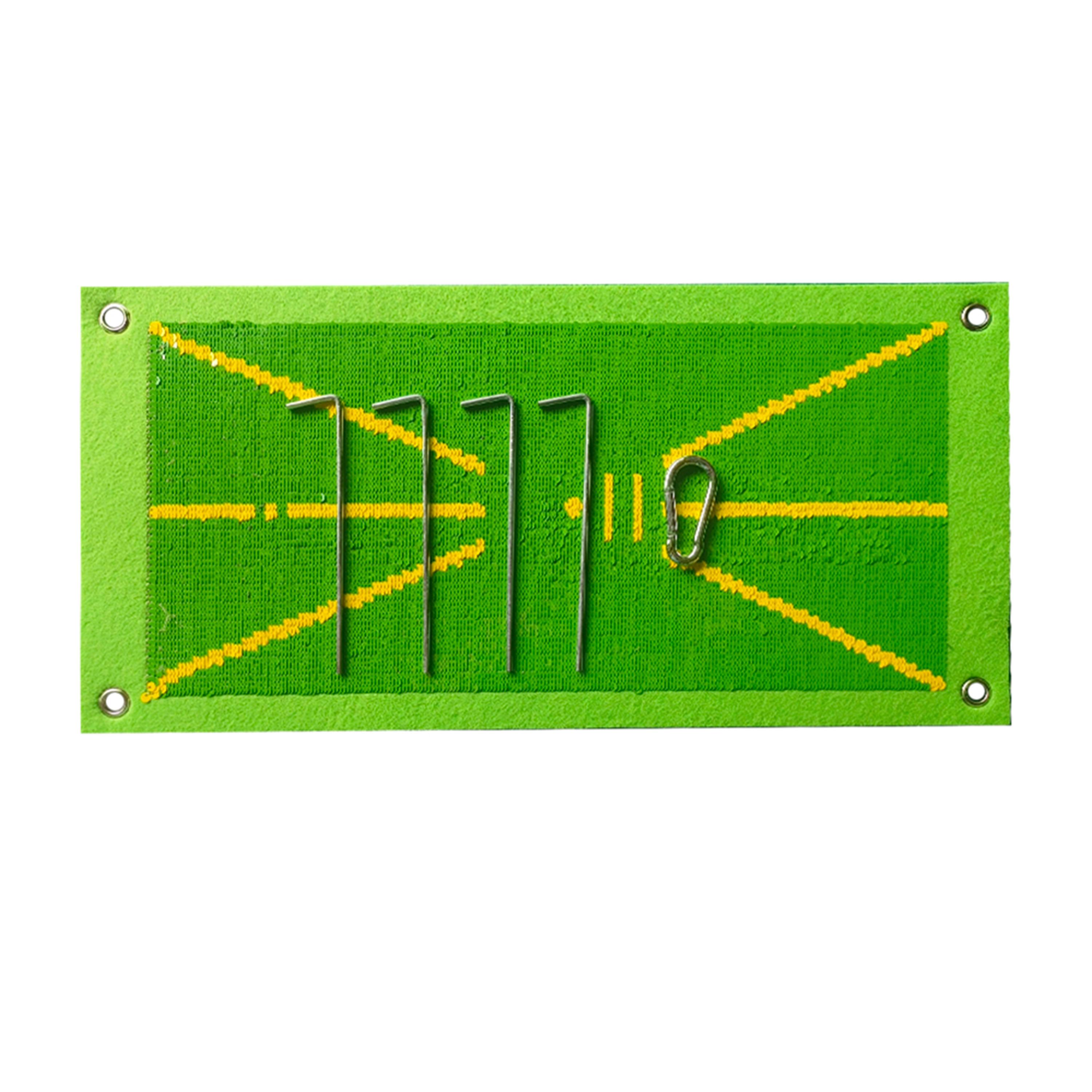 

Коврик для тренировки гольфа для определения свинга, обратной связи по траектории удара, практики, коврики для ударов, тренировочное оборудование для помещений и улицы зелёный