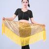 Fashion Tassel Belly Dance Hip Scarf Bohemian Sequins Waist Chain Crochet Dancer Skirt Dance