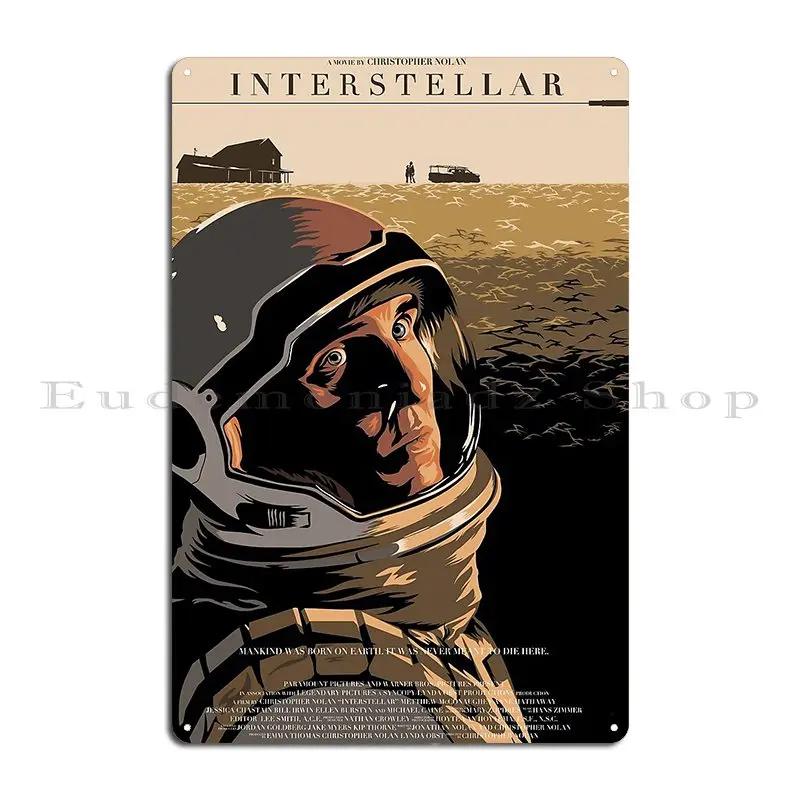 Hans Zimmer Interstellar Art Print Metal Sign Club Kitchen Living Room Printed Wall Mural Tin Sign Poster