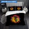 3PCS Blackhawks Printed Bedding Set For Bedroom dormitory,  Includes 1 Duvet Cover & 2 Pillowcases for All Seasons Home Decor Fan gifts