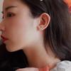 S Silver Needle Small Butterfly Stud Earrings Femininity Niche Design Diamond Earrings Earrings