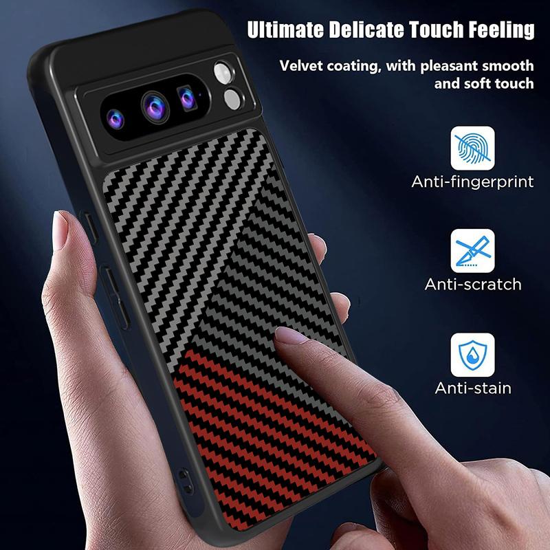 Striped Pattern Magnetic Phone Case For Google Pixel 10 8 7 Pro 9A 8A Pixel 9 10 Pro XL For Magsafe Wireless Charging Hard Cover
