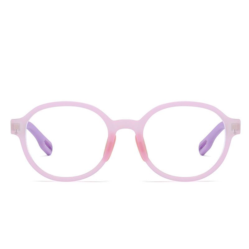 Tr90 Anti-Blue Glasses Children'S Glasses Frame Silicone Flexible Glasses Frame Flat Glasses