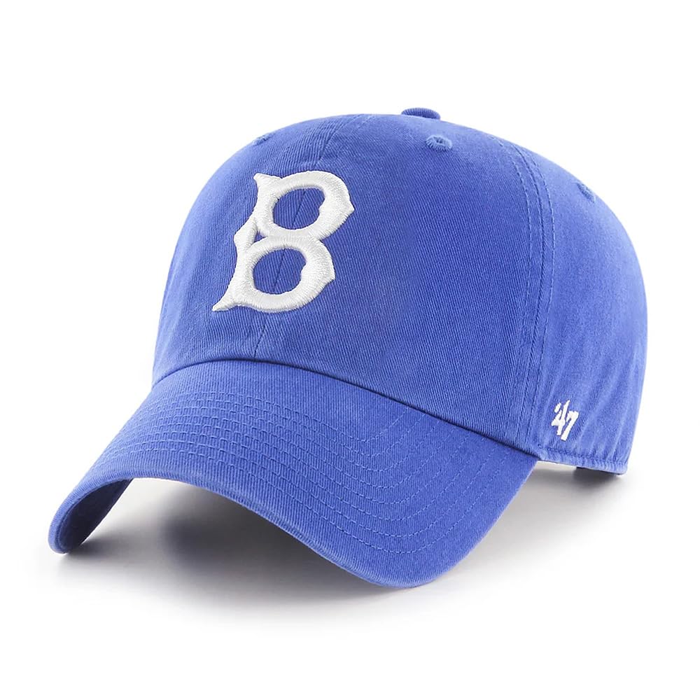 47 Кепка 47 CLEAN UP DODGERS CT ROYAL Уборка Лос-Анджелес Dodgers Cooperstown Логотип MLB Королевский БЕСПЛАТНО (Сорок семь)  47