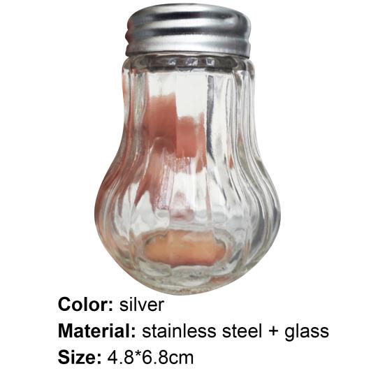 2 bucăți de condimente de bucătărie condimente sare piper borcan de gătit sticla de sticlă pentru grătar