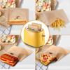 4 Pcs Reusable Toaster Bag Non Stick Bread Bag Sandwich Bags Fiberglass Toast Microwave Heating Pastry Tools
