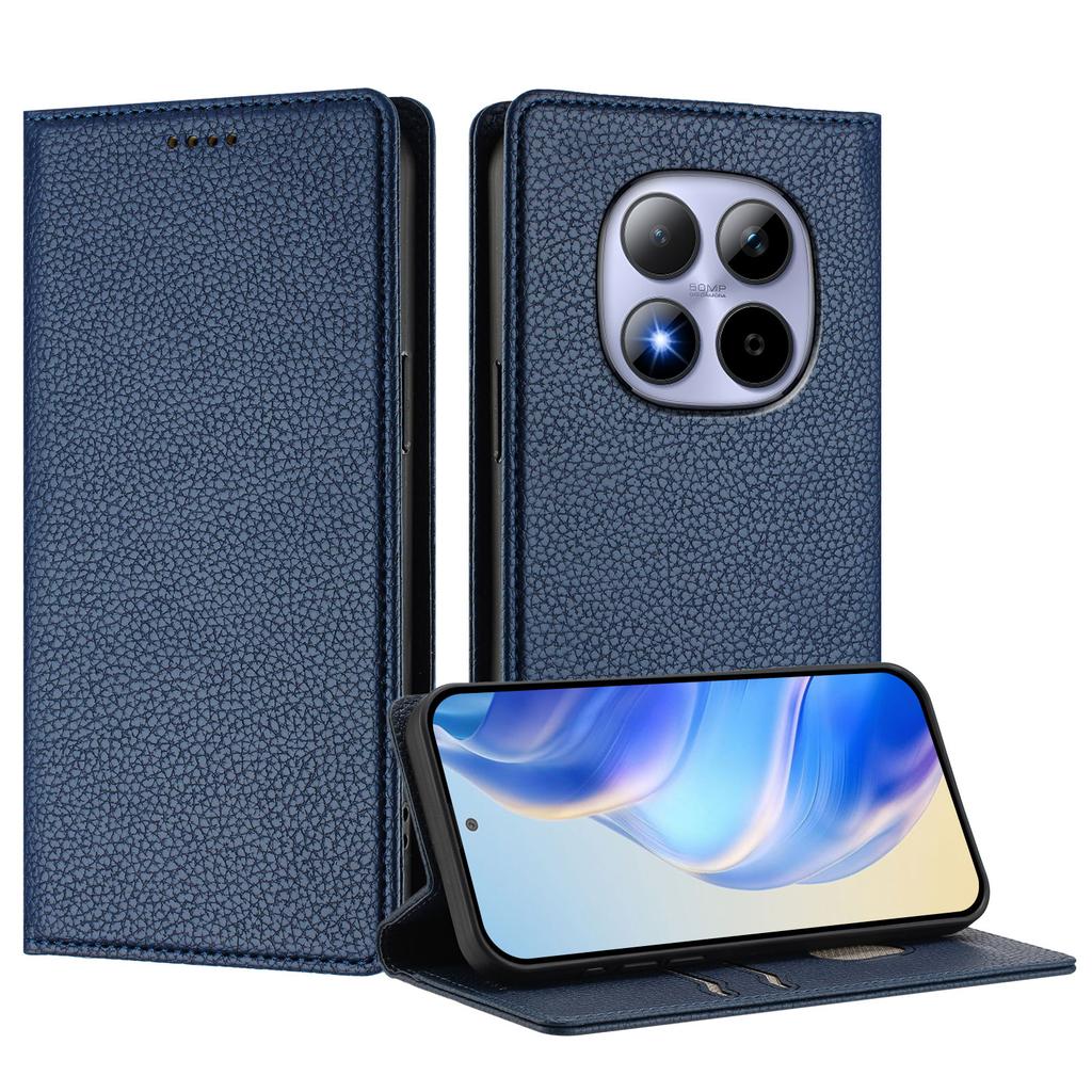 For Xiaomi Redmi Note 15 Pro 5G Wallet Case RFID Blocking Litchi Texture Leather Mobile Cover