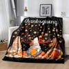1 Stück Weihnachtszwerg-Druck Leichte Flanelldecke, Bequeme und Warme Decke, für Camping Sofa Bett und Couch Büro, Geschenkdecken in Allen