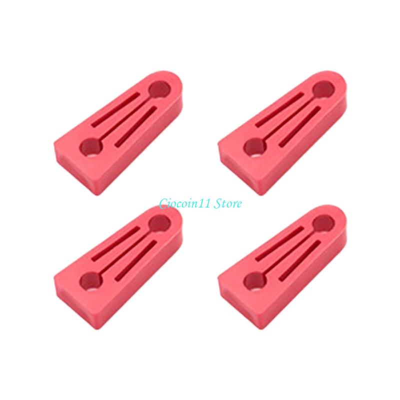 Y1UB 4Pcs Universal Silicone Door Bumpers for Noise Reduction Impact in Vehicles Easy to Install