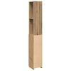 Bathroom Cabinet Artisan Oak 25 x 25 x 170 cm Engineered Wood