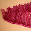 25-30Cm Tail Hair Feather Cloth With Cloth Strip Stage Clothing Skirt Feather Shawl Diy Decoration